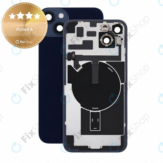 Vetro scocca posteriore per iPhone 14 Plus, Midnight, Pulled A