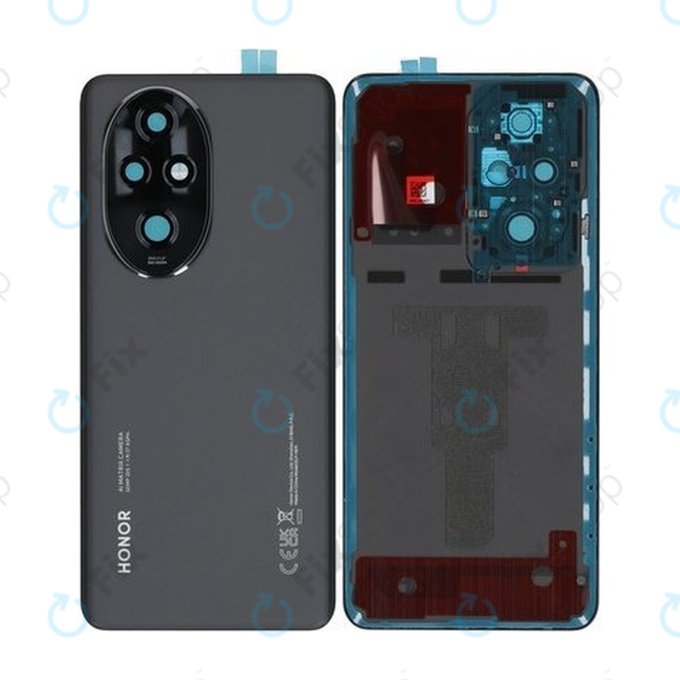 Cover batteria per Honor 200 Pro, Black, 0235AKNT, Genuine Service Pack