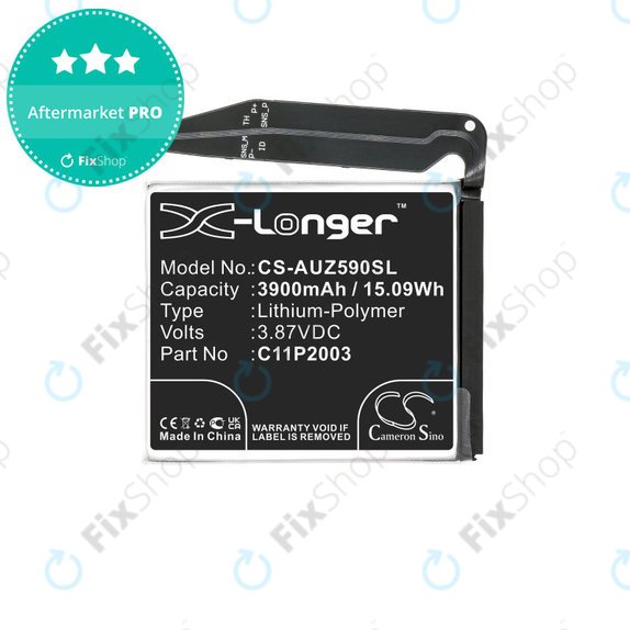 Batteria per Asus Zenfone 8 ZS590KS, 3900mAh, Li-Pol, 3.87 V, C11P2003, HQ