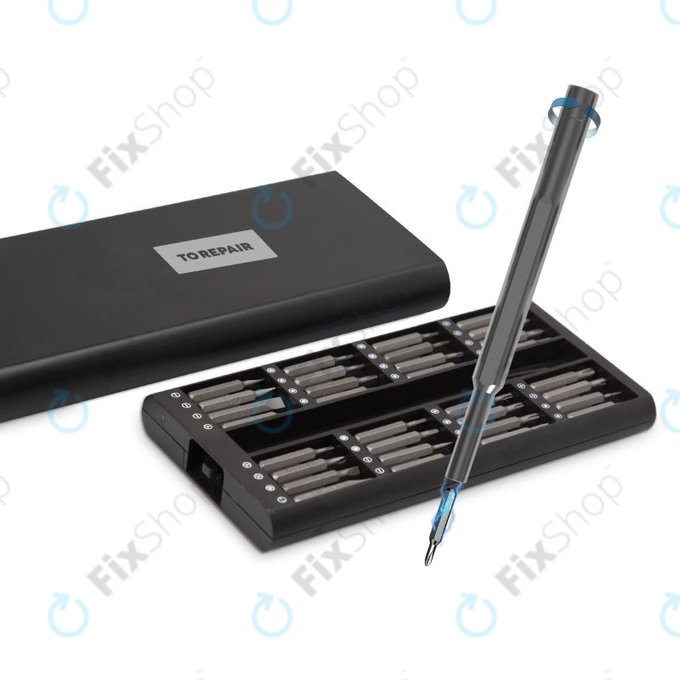 Set cacciaviti con impugnatura in alluminio 33 in 1, SBS