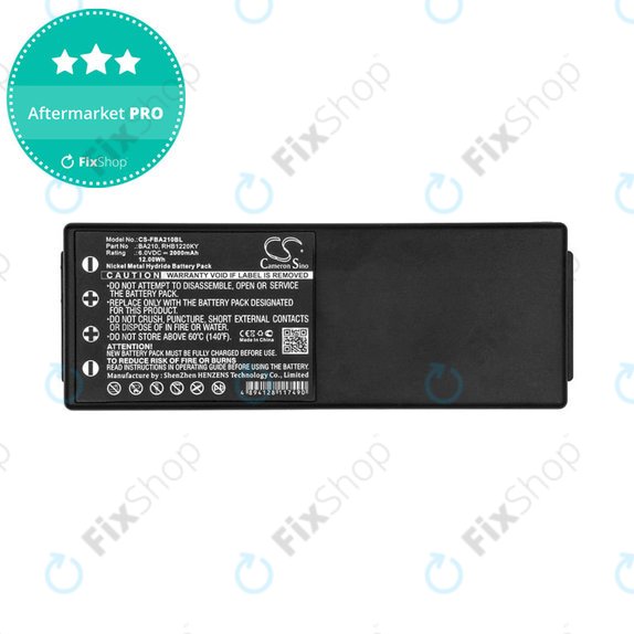 Batteria per HBC Radiomatic BA, RHB1220KY, Ni-MH, 2000mAh, 6V, HQ