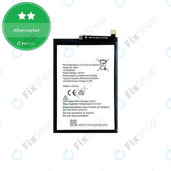 Batteria per Infinix Note 12, 12 Pro, BL-49KX, 5000mAh