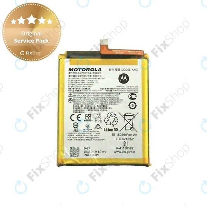 Batteria per Motorola Moto G Pro, KX50, SB18C57819, 4000mAh, Genuine Service Pack