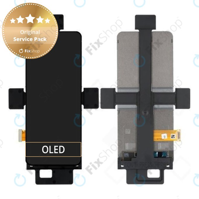 Schermo per Samsung Z Flip 5 F731B, Vetro touch senza cornice, GH82-32951A, Genuine Service Pack