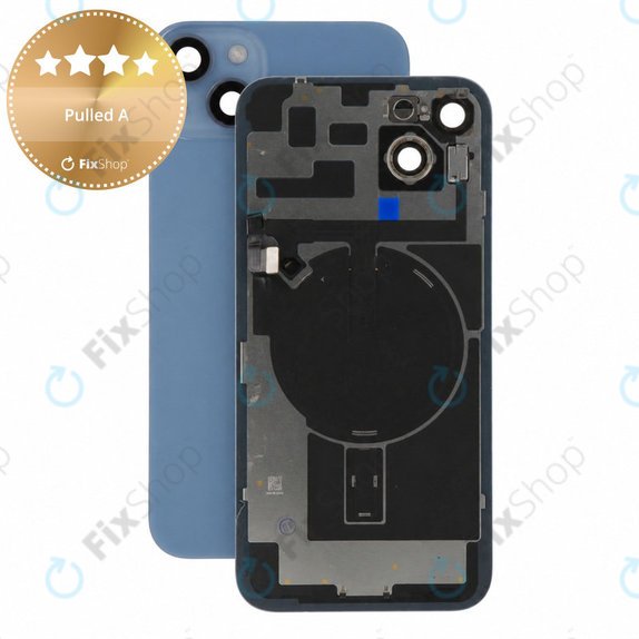 Vetro scocca posteriore per iPhone 14 Plus, Blue, Pulled A