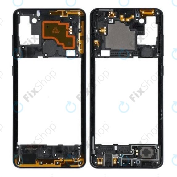 Telaio centrale per Samsung A21s A217F, Black, GH97-24663A, Genuine Service Pack