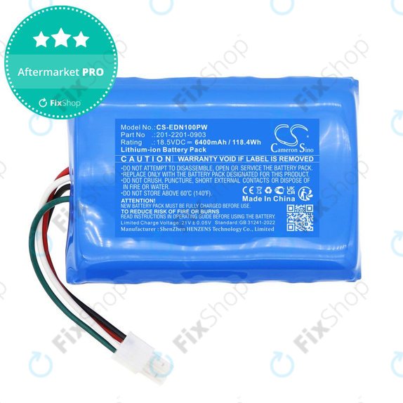 Batteria per Ecovacs BAIZE, G1-800, GX-600, GOAT G1, 201-2201-0903, Li-Ion, 6400mAh, 18.5V, HQ