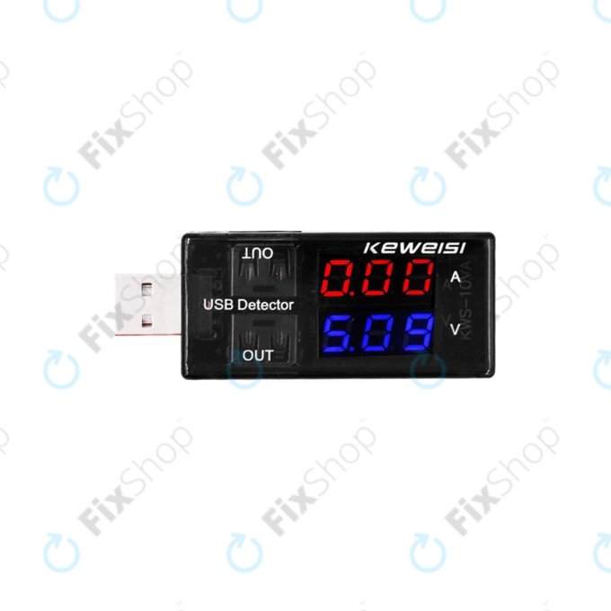 Tester di ricarica USB per smartphone IN/OUT, Keweisi