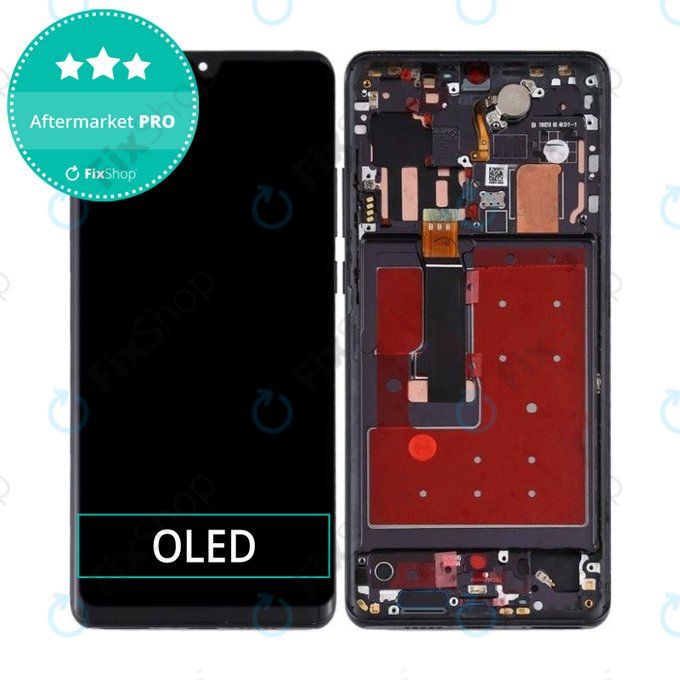Schermo OLED per Huawei P30 Pro, P30 Pro 2020, Black, Vetro touch con cornice