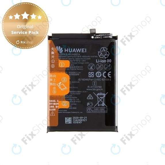Batteria per Huawei P Smart (2021), HB526488EEW, 24023342, 5000mAh, Genuine Service Pack