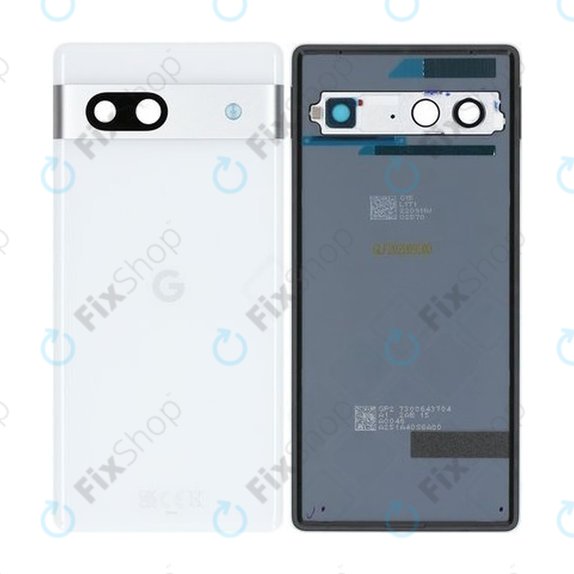 Cover batteria per Google Pixel 7a, Snow, G949-00389-00, Genuine Service Pack