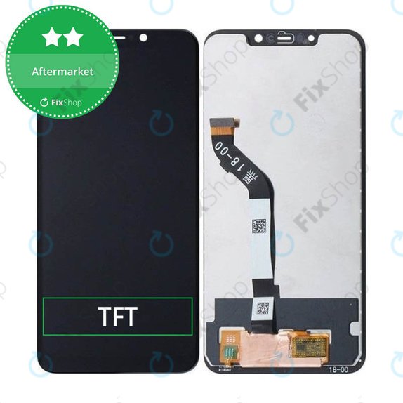 Schermo LCD per Xiaomi Pocophone F1, Vetro touch senza cornice