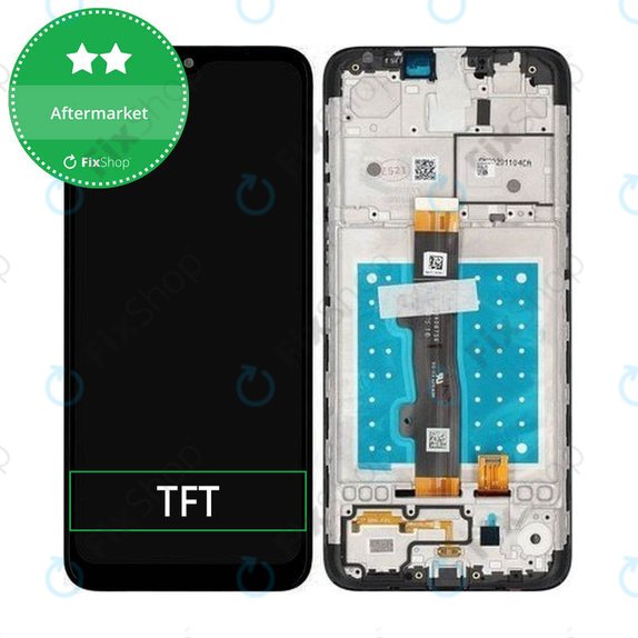Schermo per Motorola Moto E7 XT2095, Mineral Gray, Vetro touch con cornice