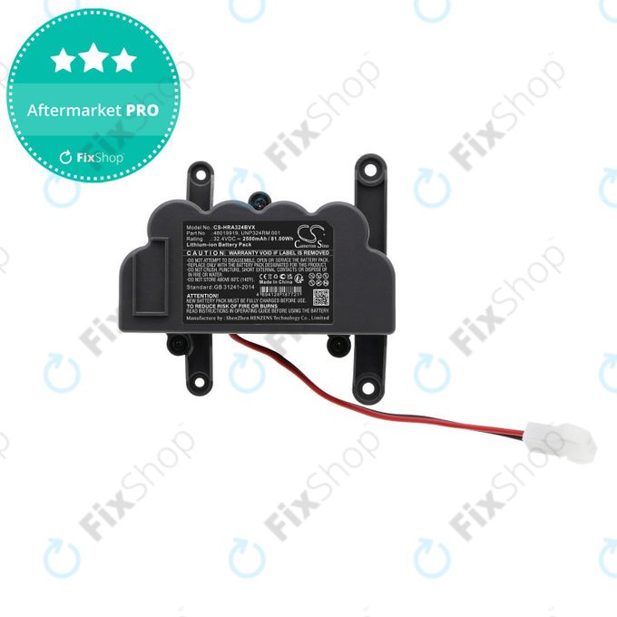 Batteria per Hoover ATV324LD 1011, UNP324RM 1001 48019919, Li-Ion, 2500mAh, 32.4V, HQ