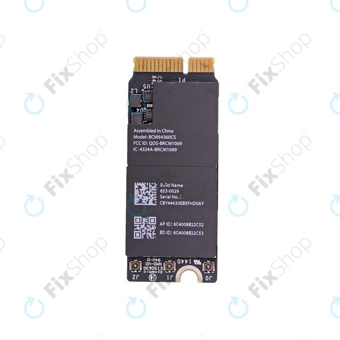 Scheda di rete wireless AirPort BCM943602CS per MacBook Pro 13" A1502 (Early 2015), 15" A1398 (Mid 2015)