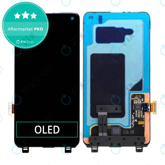 Schermo OLED per Samsung S10 G973F, Vetro touch senza cornice