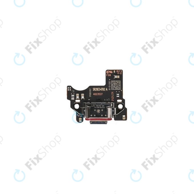 Scheda PCB connettore di ricarica per MotGoldla Edge 60 Fusion, 5P68C29865, Genuine Service Pack