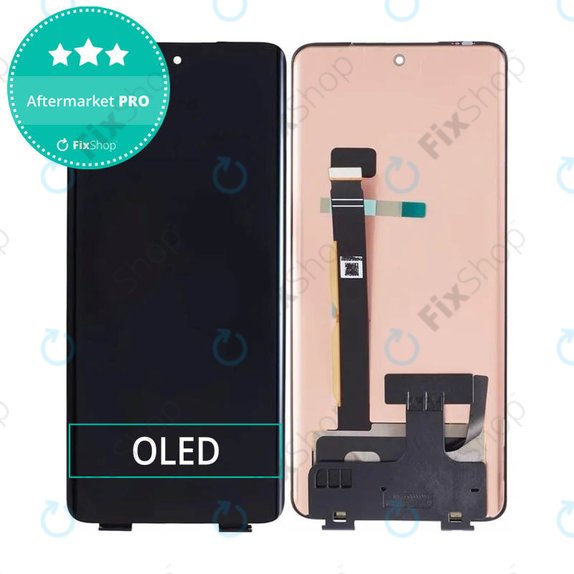 Schermo OLED per MotGoldla Edge 40 Neo XT2307, Vetro touch senza cornice
