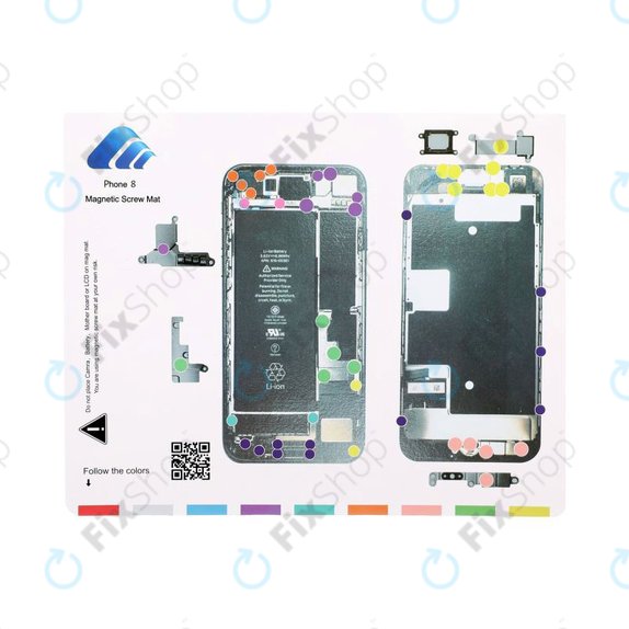 Tappetino magnetico per viti per iPhone 8