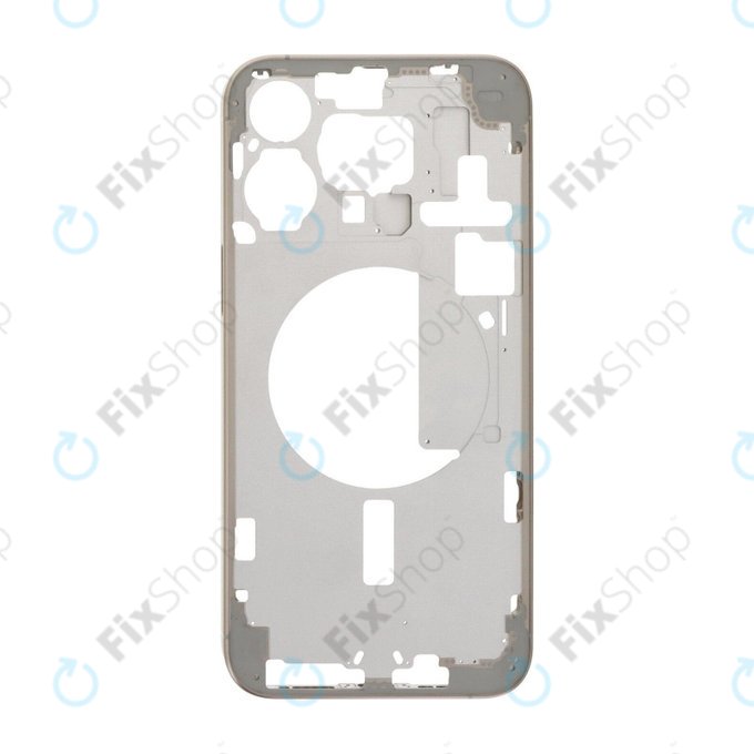 Telaio centrale per iPhone 15 Pro Max, Titanio naturale