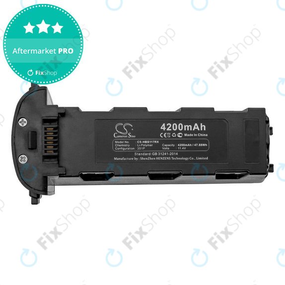 Batteria per Hubsan Zino H117s, Zino Pro, Li-Pol, 4200mAh, 11.4V, HQ