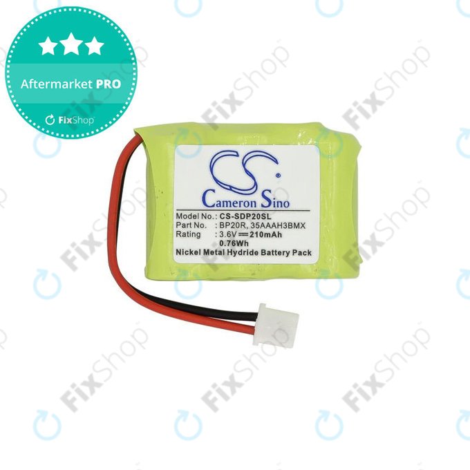 Batteria per Dogtra Receiver, Collar, BP20R, Ni-MH, 210mAh, 3.6V, HQ
