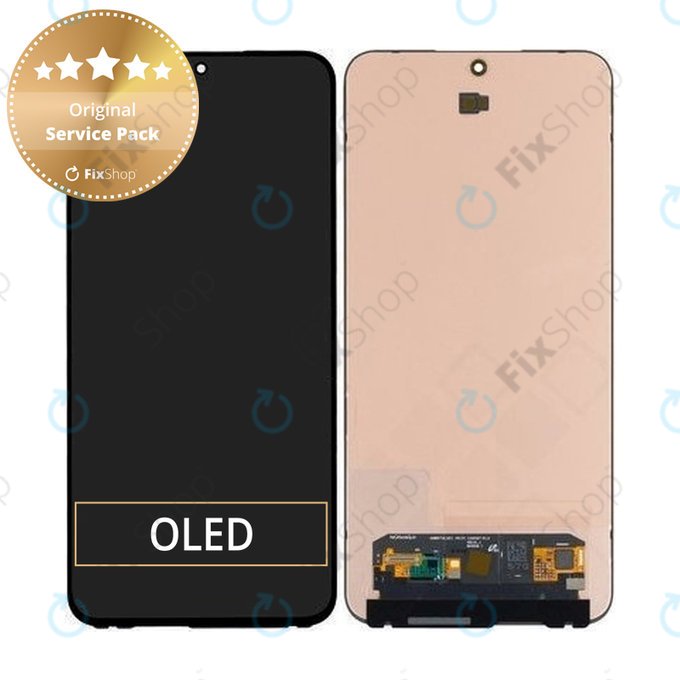 Schermo per Samsung S25 FE, Vetro touch senza cornice, GH82-38423A, Genuine Service Pack