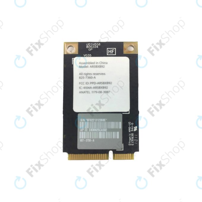 Scheda di rete wireless AirPort AR5BXB92 per iMac 21.5" A1311 (Late 2009 - Mid 2010), 27" A1312 (Late 2009 - Mid 2010)