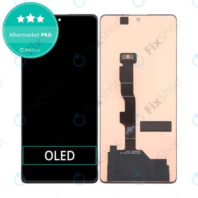 Schermo OLED per Xiaomi Poco F5 23049PCD8G, 23049PCD8I, Vetro touch senza cornice