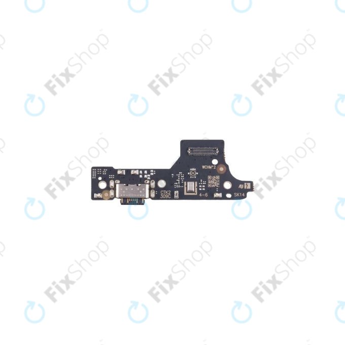 Scheda PCB connettore di ricarica per Xiaomi Redmi 12 23053RN02A, 23053RN02Y, 23053RN02I