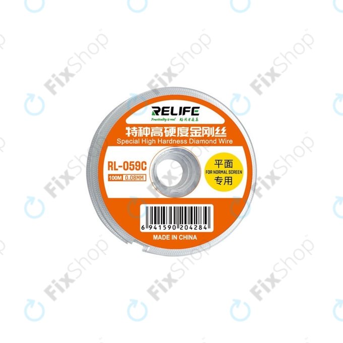 Filo per separazione display LCD 0,08 mm x 100 m, Relife RL-059C