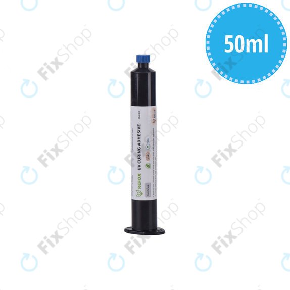Adesivo impermeabile a polimerizzazione UV, 50ml, Refox AD-100