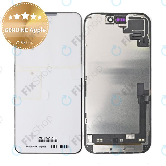 Schermo OLED per iPhone 17, Vetro touch con cornice, 661-56065, Genuine Apple
