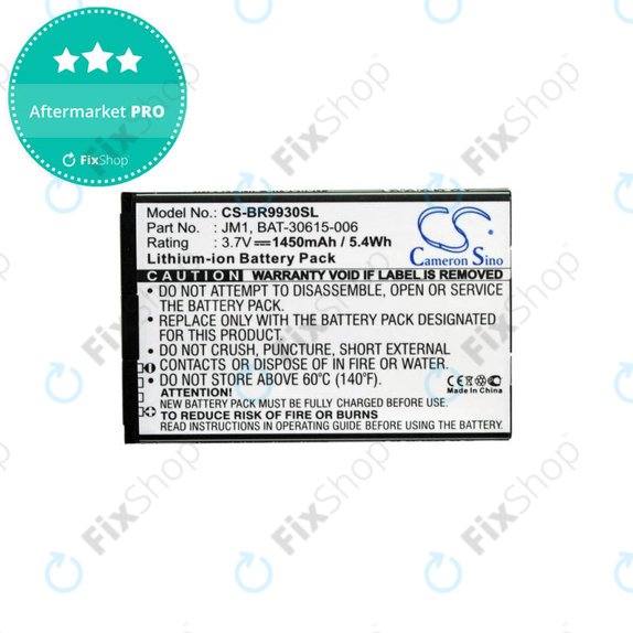 Batteria per Blackberry Bold 9790, Bold Touch 9900, BAT-30615-006, 1450mAh, HQ