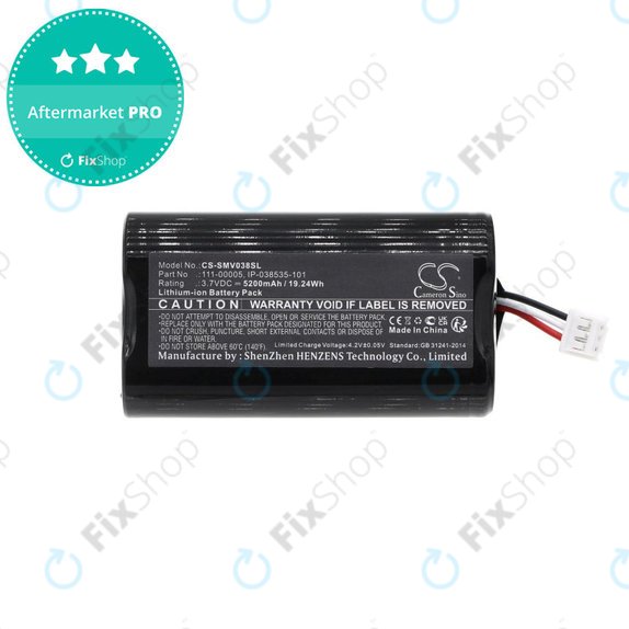 Batteria per Sonos Roam, 111-00005, Li-Ion, 5200mAh, 3.7V, HQ