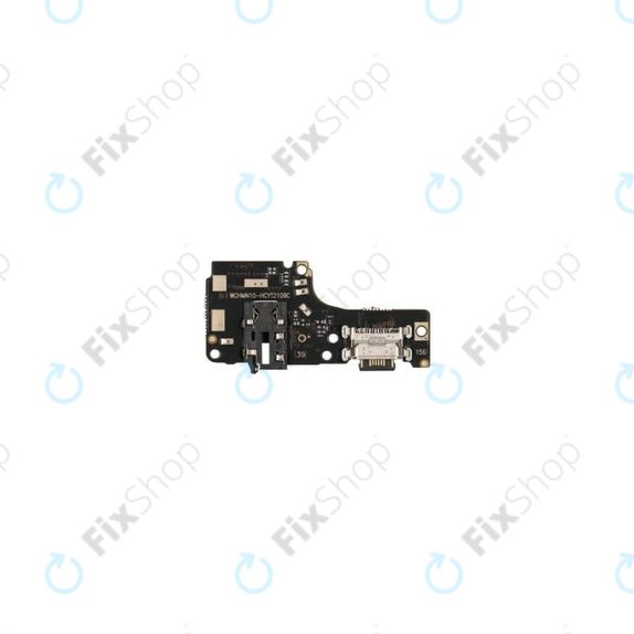 Scheda PCB connettore di ricarica per Xiaomi Redmi Note 10S, 5600010K7B00, Genuine Service Pack