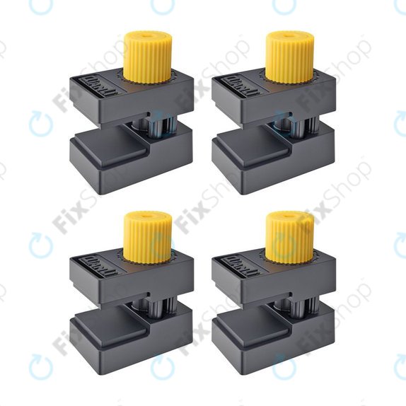 Morsetto in plastica con rivestimento in gomma, apertura 12mm, 4pcs, QianLi iClamp 2.0