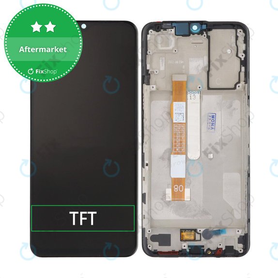 Schermo per Vivo Y76 5G, Midnight Space, Vetro touch con cornice