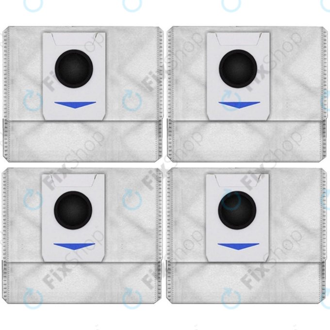 Sacchetto per aspirapolvere, 4 pz., Antibatterico e rimozione degli odori per Ecovacs Deebot T-series, X-series