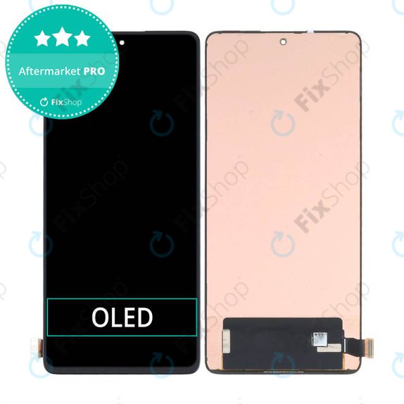 Schermo OLED per Xiaomi 11T, 11T Pro, Vetro touch senza cornice