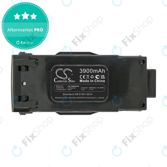 Batteria per Yuneec Mantis G, Q, YUNB3S2800, Li-Pol, 3900mAh, 11.4V, HQ