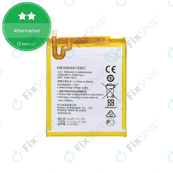 Batteria per Huawei G8, Y6 II, Honor 5X, HB396481EBC, 3100mAh