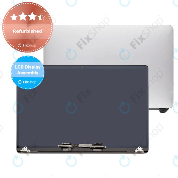 Schermo LCD per MacBook Pro 16" A2141 (2019), Silver, Display, Vetro frontale, Scocca, Refurbished