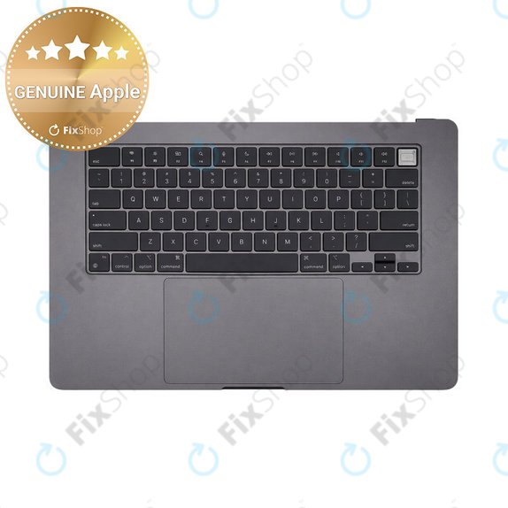 Top case con tastiera US e batteria per MacBook Air 15", A3114 (2024), Space Gray, 661-34895, Genuine Apple