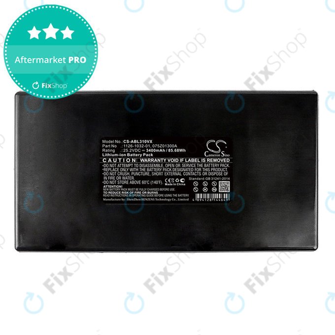 Batteria per Stiga Autoclip 125, AutoClip M7, Ambrogio L85 Evolution, 1126-1032-01, Li-Ion, 3400mAh, 25.2V, HQ