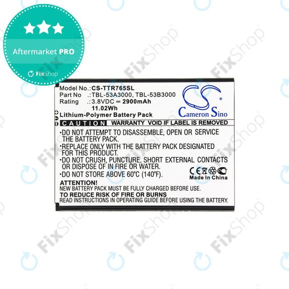 Batteria per Tp-Link M7650, TBL-53B3000, Li-Pol, 2900mAh, 3.8V, HQ