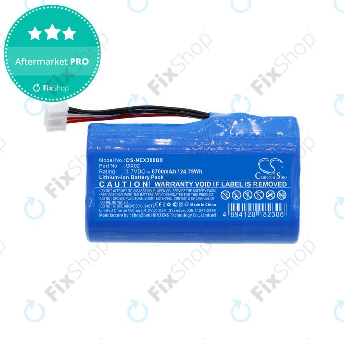 Batteria per NEXGO N3, N5, GX02, Li-Ion, 6700mAh, 3.7V, HQ