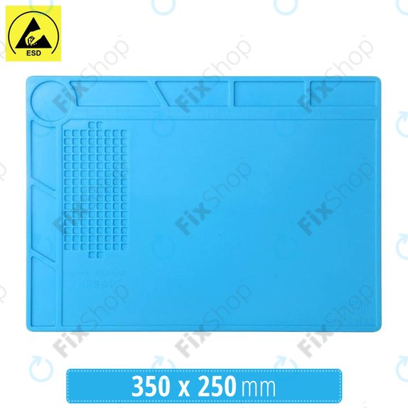 Tappetino in silicone antistatico ESD termoresistente 35 x 25cm