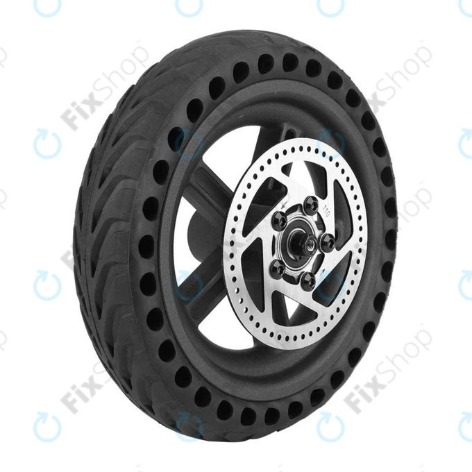 Set ruota posteriore con disco freno per Xiaomi Mi Electric Scooter Pro, Pro 2, Black