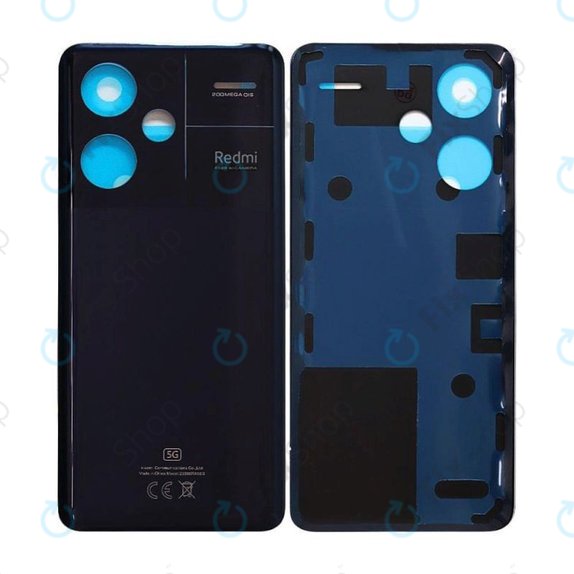 Cover batteria per Xiaomi Redmi Note 13 Pro+ 23090RA98C, Midnight Black, 560035N16U00, Genuine Service Pack
